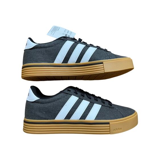 Adidas Daily 4.0 Shoes Black White Gum Sneakers Men\'s 8 Women\'s 9 New main image 5